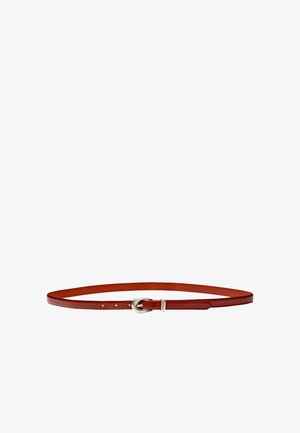 Massimo Dutti, Short sleeve linen T-shirt - Ceinture - red