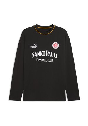 FC ST PAULI RETRO TEE - Langarmshirt - puma black/puma white
