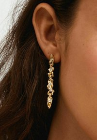 Pilgrim SUNSET - Uhani - gold plated