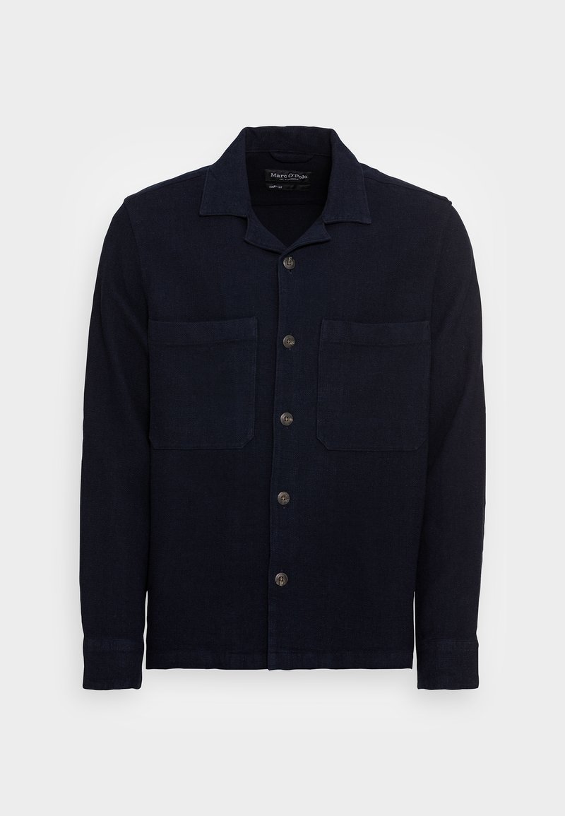 Marc O'Polo OVERSHIRT WITH CAMP COLLAR LONG SLEEVE TWO PATCHED FLAP