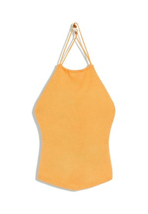 Bershka, RUSTIC - HALTER TOP - Top - orange