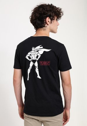 Henry Tiger SUPERMAN 85 YEARS - T-shirts print - black