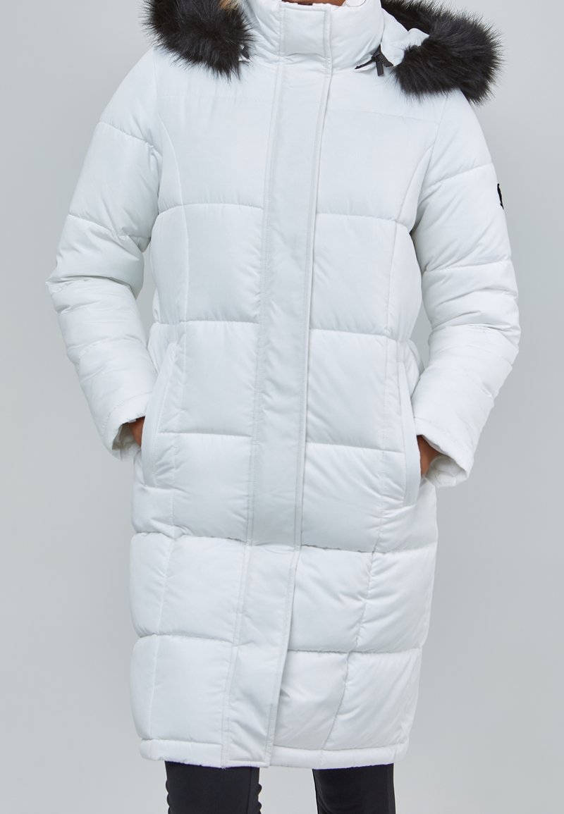 SIKSILK Abrigo de invierno - white