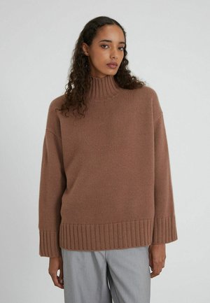 ROLLKRAGENPULLOVER OVERSIZED BOXY - Pullover - mocha