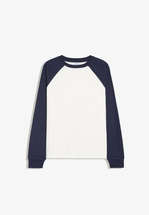 Bershka, CONTRAST RAGLAN LONG SLEEVE - TSHIRT - T-shirt à manches longues - royal blue