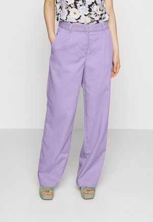 NMALMOND DAD PANT - Calças - pastel lilac