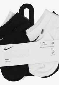 Nike Sportswear BASIC NO SHOW 6 PACK - Nogavice - black/grey/white