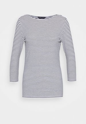FITTED SLASH - Top s dlouhým rukávem - dark blue