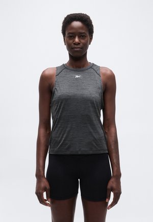 TRAIN TANK - Top - black marl