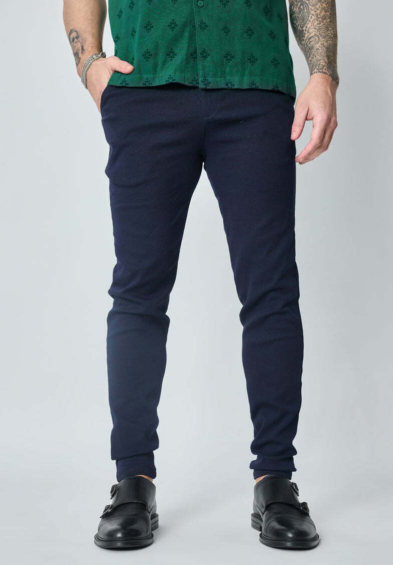 FRILIVIN CLASSIQUE UNI - Chino - bleu marine
