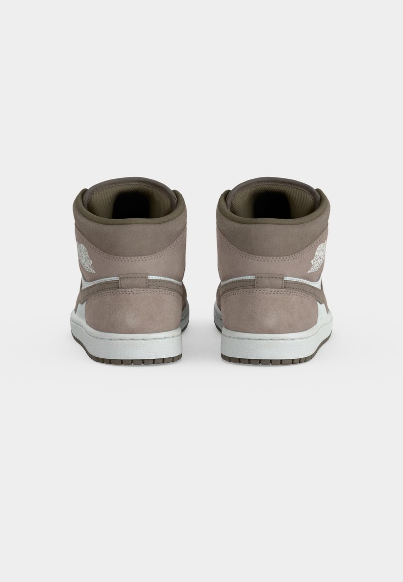 AIR JORDAN 1 MID UNISEX - Vysoké tenisky - enigma stone/olive grey/summit white