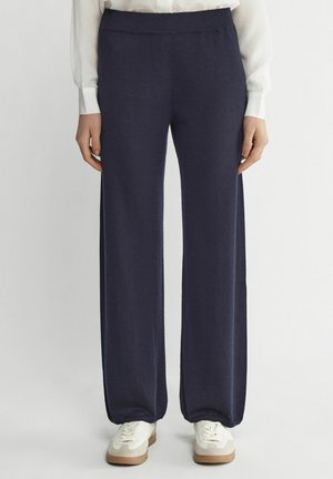 ULTRAFINE - Trousers - navy blue