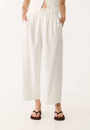 Stradivarius DARTED CULOTTES - A-snit nederdel - beige