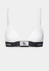 UNLINED TRIANGLE 1996 COTTON - Triangle bra - white
