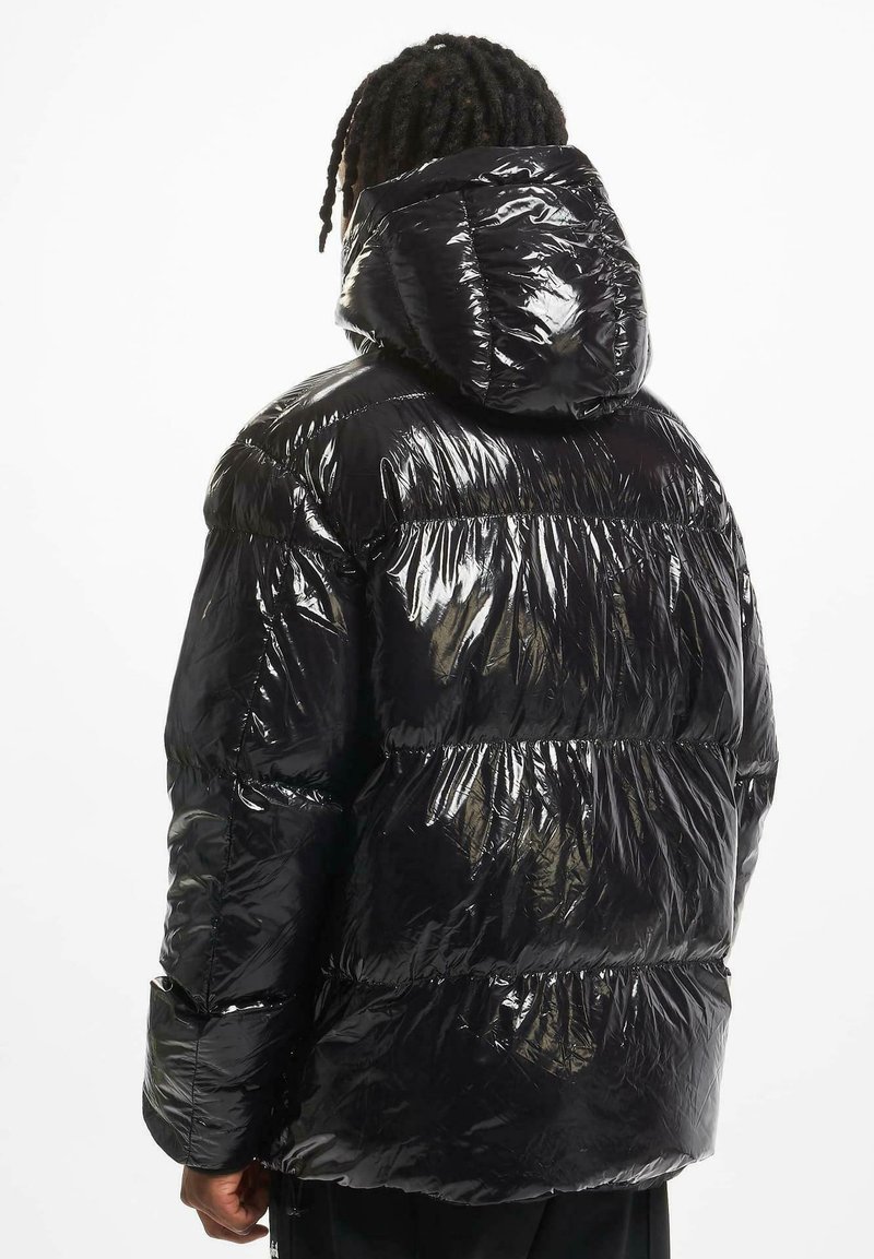 DEF SHINY PUFFER Winterjacke black/schwarz