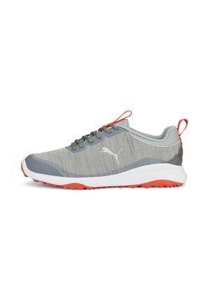 FUSION PRO - Golf shoes (without spikes) - cool mid gray- silver red blast