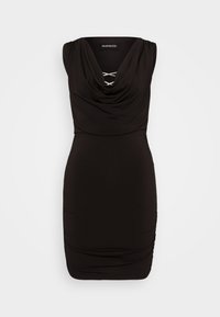 Jerseykleid - black/silver