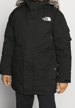 Daunenmantel - black