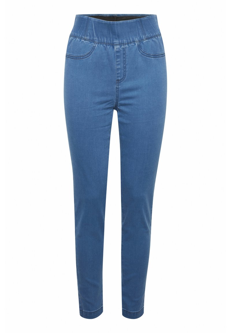 Fransa Slim fit jeans blauw