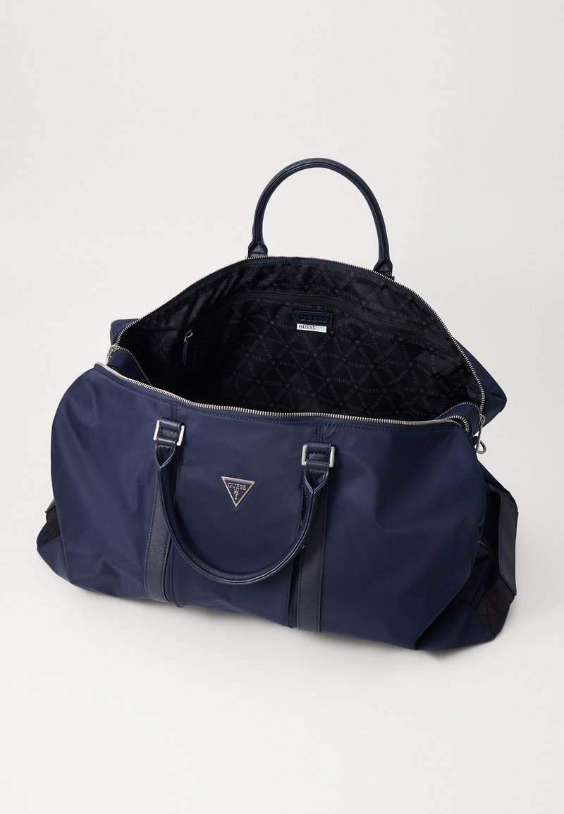 Sac De Voyage Week-end GUESS Pisa, Double Zip, Bleu Foncé, Neuf Avec étiquette