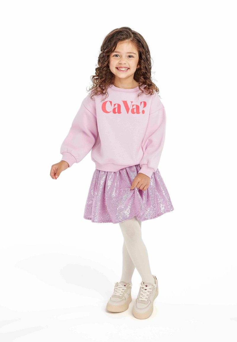 MINOTI CREW NECK STANDARD - Mikina - lilac red