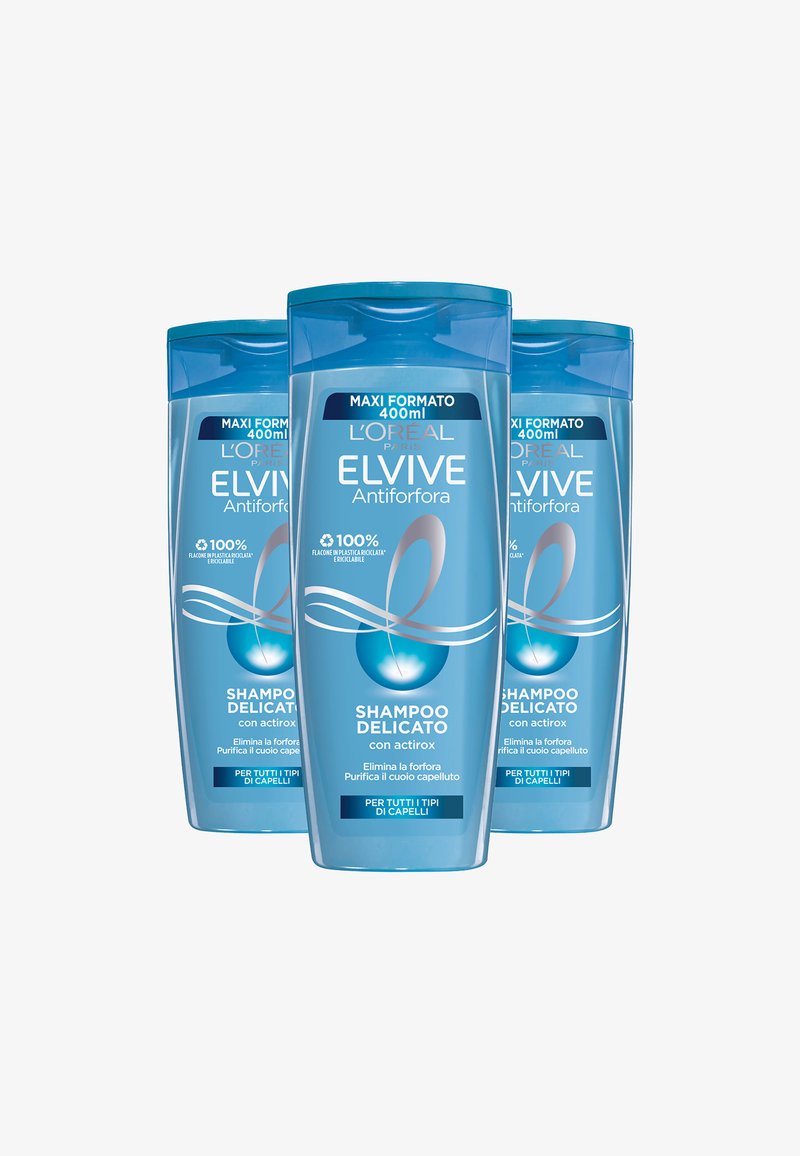 L'Oréal Paris - SHAMPOO ELVIVE ANTIFORFORA, PER CAPELLI NORMALI, 400 ML - 3 PACK - Shampoo, Ingrandire