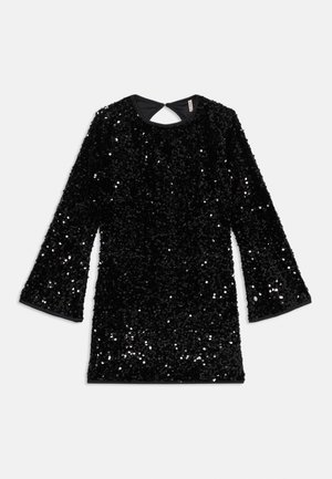 KOGCONFIDENCE SEQUIN FLARED DRESS - Cocktailkleid/festliches Kleid - black