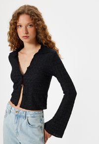Koton LONG SLEEVE - Skjortebluser - black