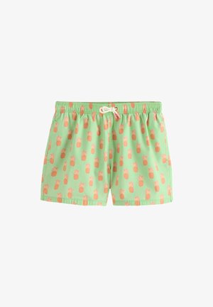 Next, Badeshorts - green pineapple