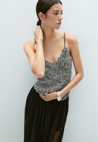 Massimo Dutti - Top - black Thumbnail Image 1