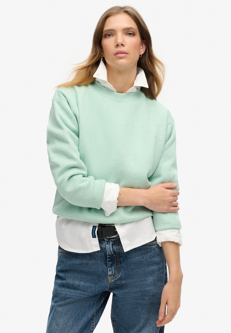 Superdry & Co ESSENTIAL LOGO - Sudadera - minted green marl