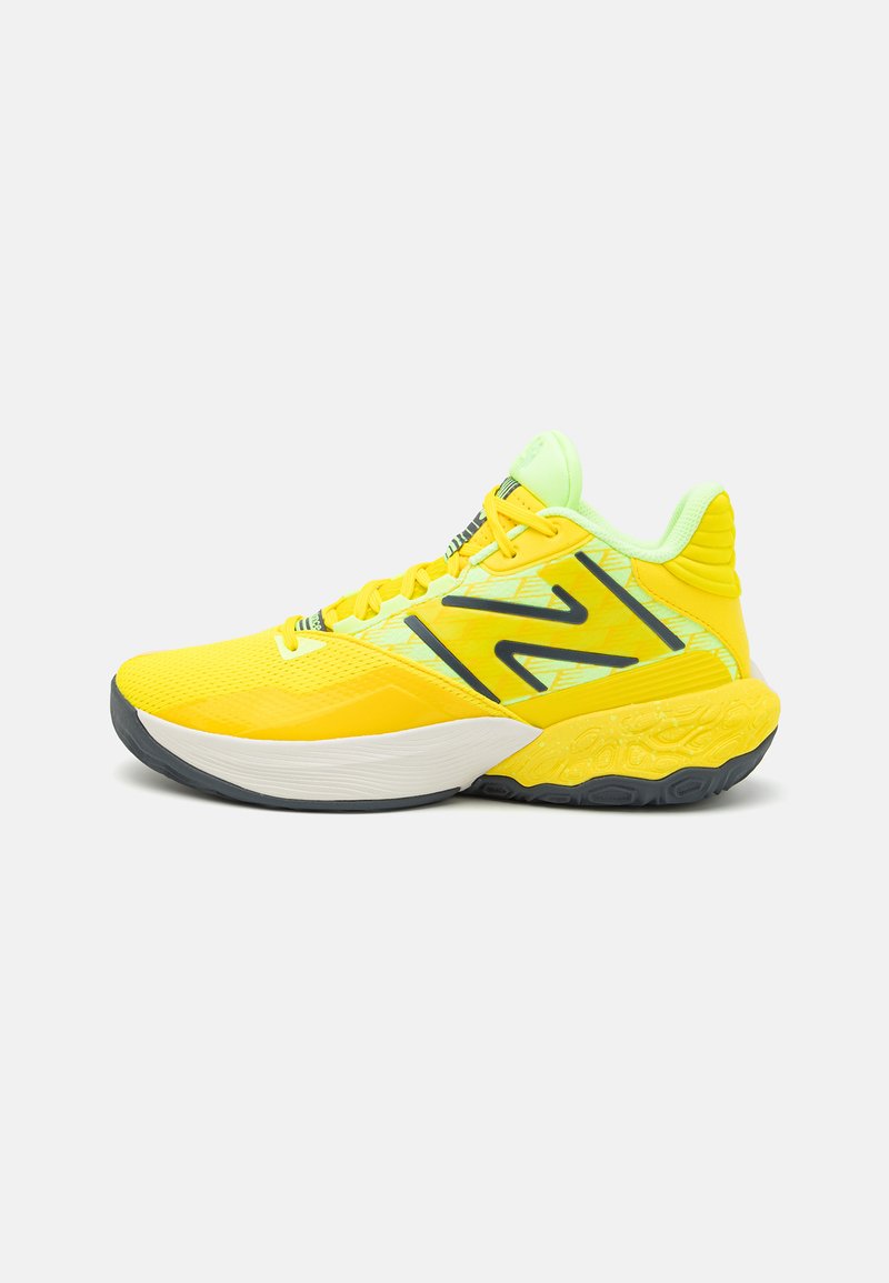 New Balance TWO WXY V5 UNISEX - Obuća za košarku - lemon zest