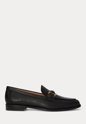 Lauren Ralph Lauren TASHA LEATHER LOAFER - Pantofi slip-on - black