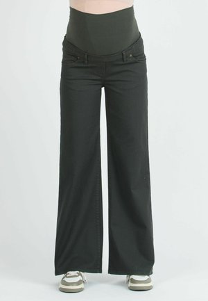 NOAH – MATERNITY WIDE - Flared-farkut - green