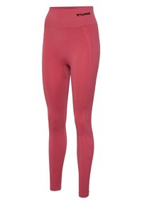 Hummel TIF SEAMLESS HIGH WAIST  - Leggings - mineral red