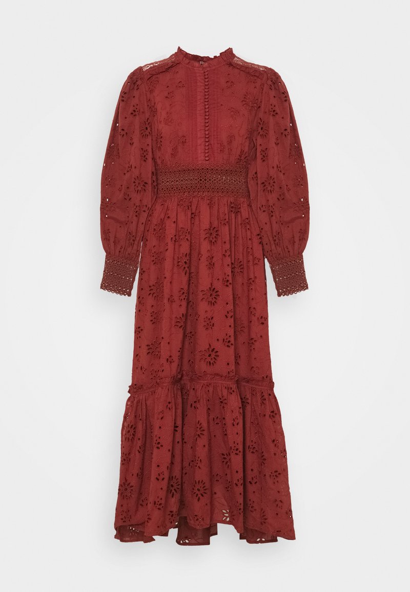 AllSaints Jurk metallic-rood AllSaints Jurk metallic-rood