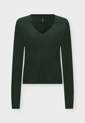 ONLY, ONLLOYAL VNECK - Strickpullover - scarab melange