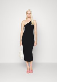 Vero Moda Tall VMUDAVA ONE SHOULDER DRESS  - Vestido de malha - black