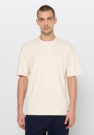 CREWNECK SOLID HEAVY INTERLOCK - T-shirt basic - offwhite