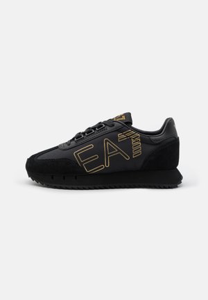 EA7 Emporio Armani VINTAGE UNISEX - Tossud - triple black/gold