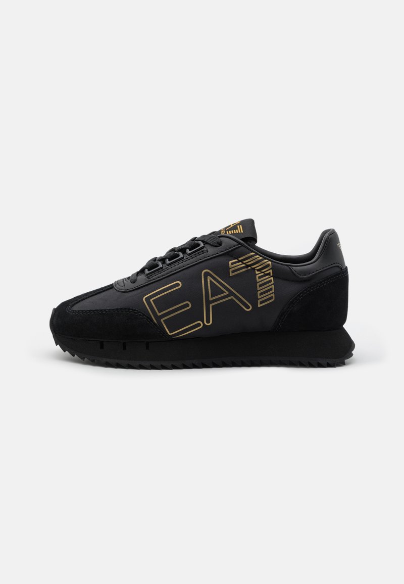 EA7 Emporio Armani VINTAGE UNISEX - Sporta apavi - triple black/gold