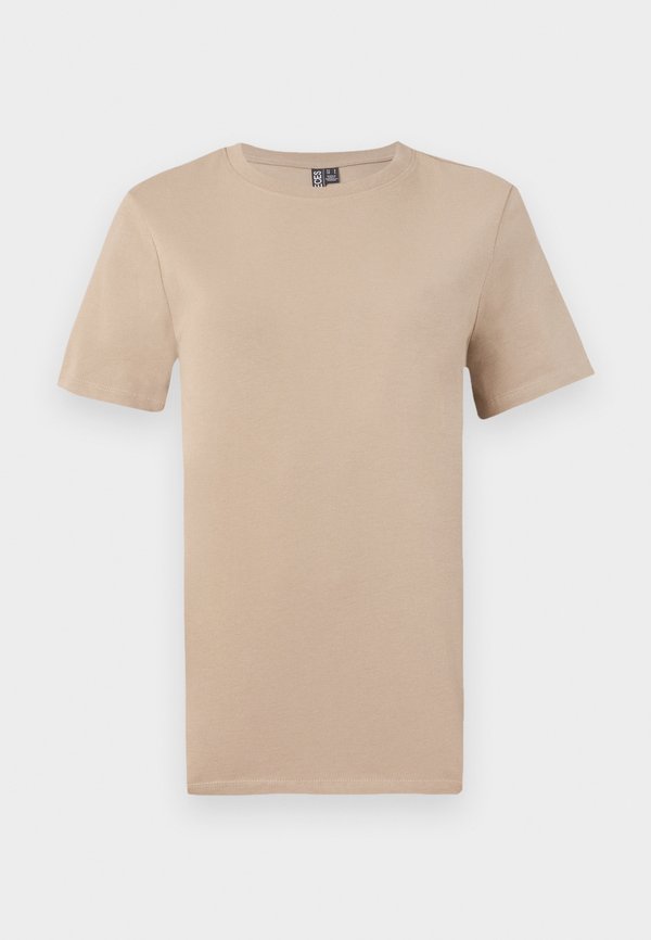 PCRIA SOLID TEE - Basic T-shirt - silver mink3