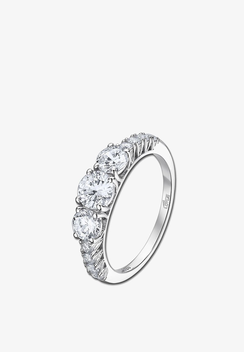 Lotus Silver ZIRKONIASTEIN - Bague - silberfarben weiß