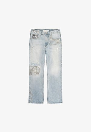 Project Blue, FLARED BANDANA - Jeans a zampa - bandana blue