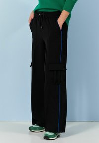 Next SIDE STRIPE WIDE TALL  - Cargobyxor - black
