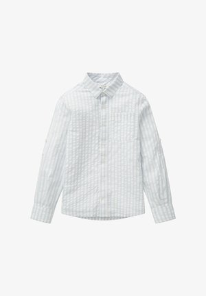 GESTREIFTES - Camicia - light blue white stripe