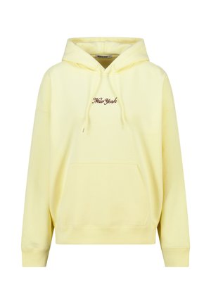 Sweat à capuche - light yellow