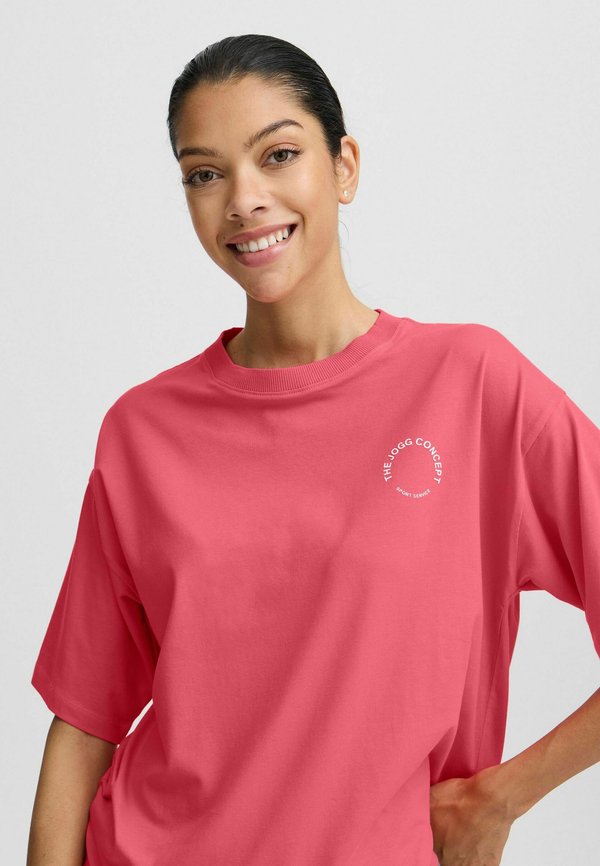 JCSimona - Print T-shirt - calypso coral3