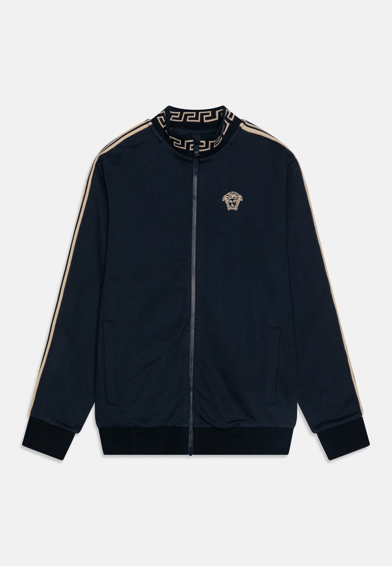 Versace - CONTRAST MEDUSA EMBROIDERY UNISEX - Mikina so zipsom - uniform navy, Zväčšiť