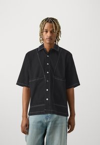 Only & Sons ONSSTHEO - Vapaa-ajan kauluspaita - black denim